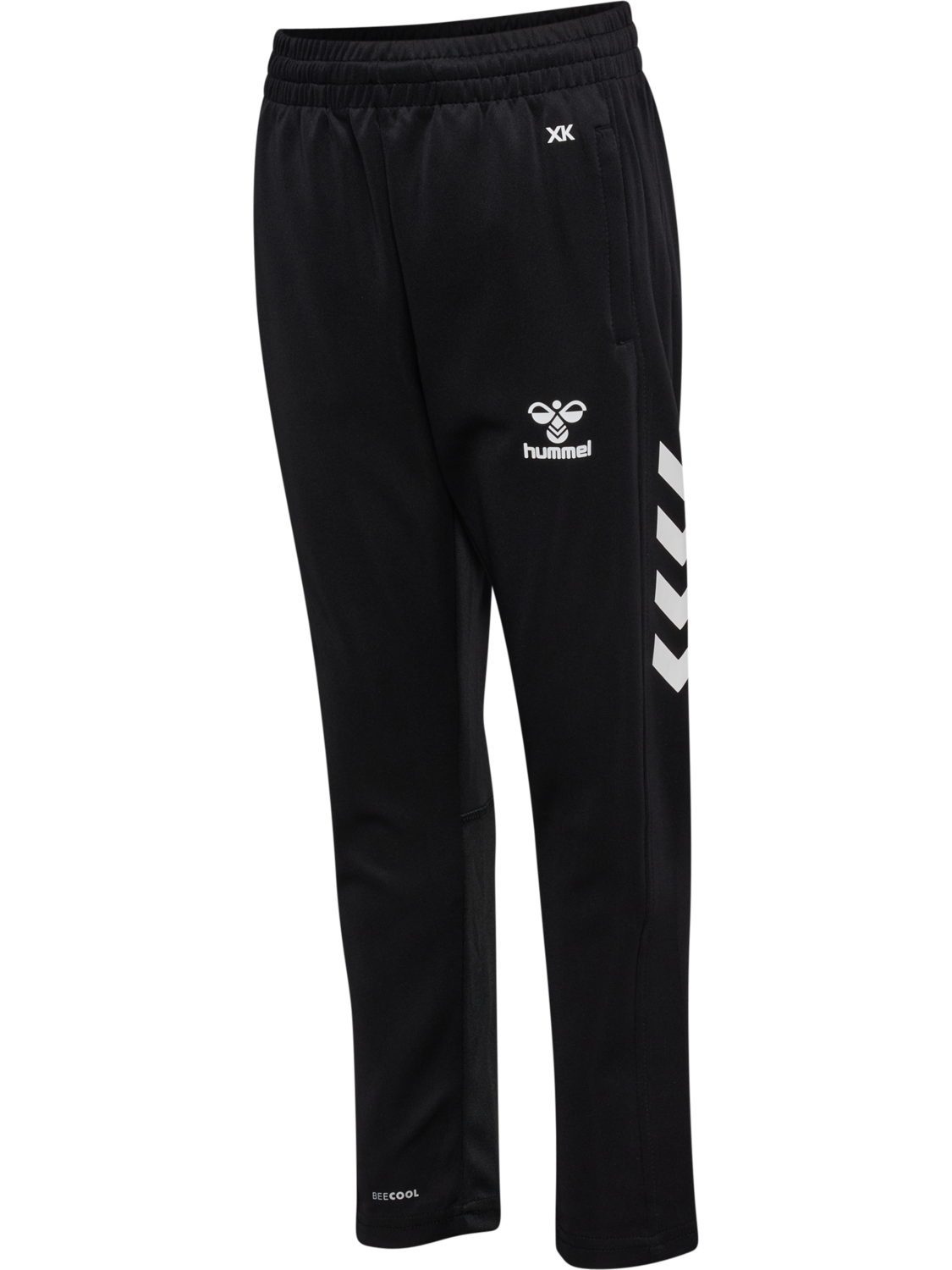 hmlCORE XK TRAINING POLY PANTS KIDS, BLACK/BLACK, packshot