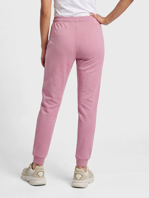 hmlMOVER COTTON CUFF PANTS WOMAN, LILAS, model