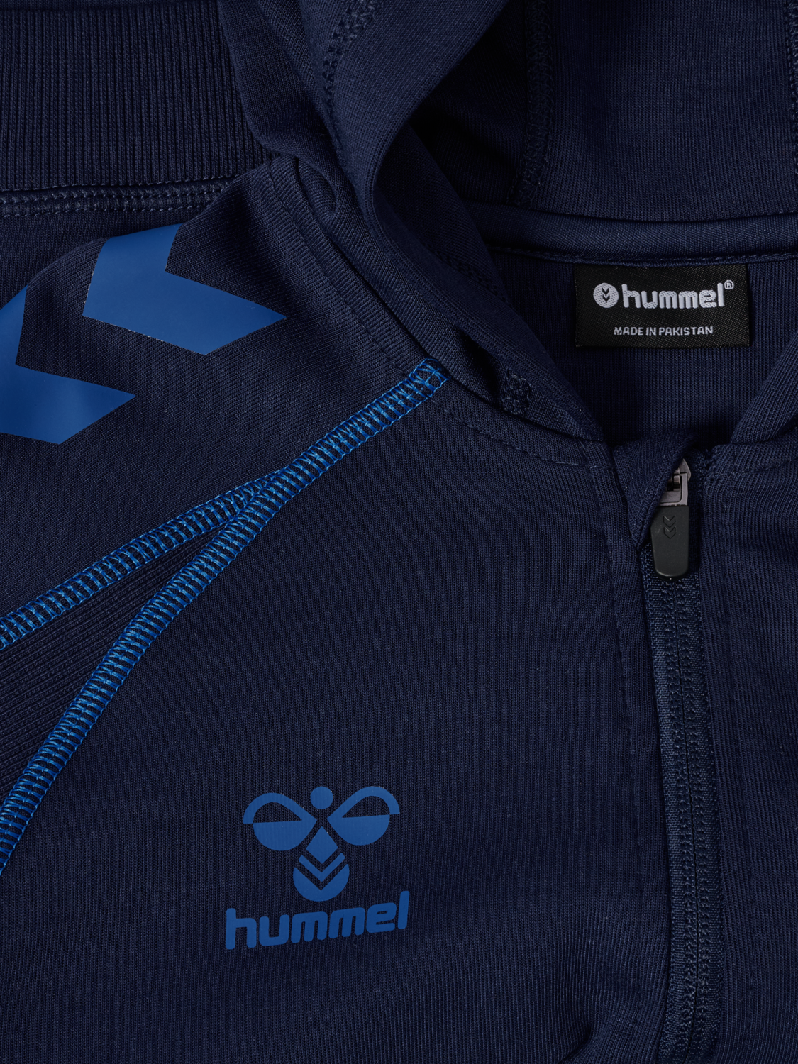 hmlMOVE 2.0 ZIP HOODIE KIDS, MARINE, packshot