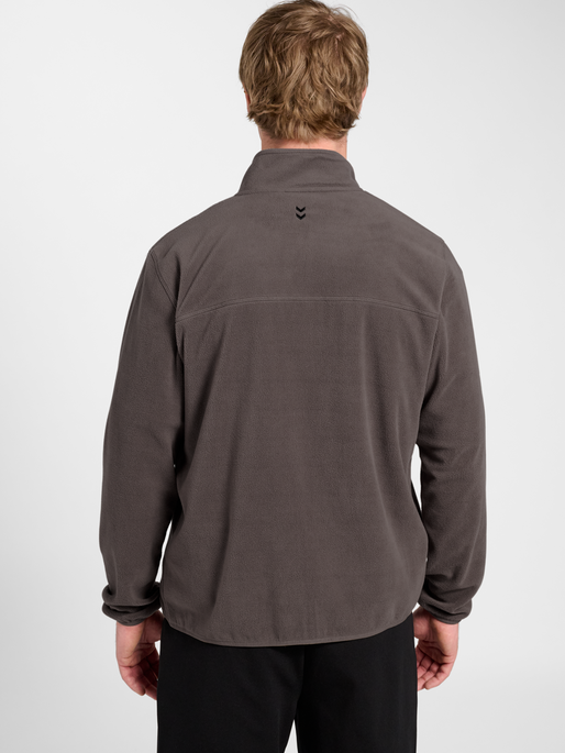 hmlACTIVE FLEECE JACKET, MAJOR BROWN, model