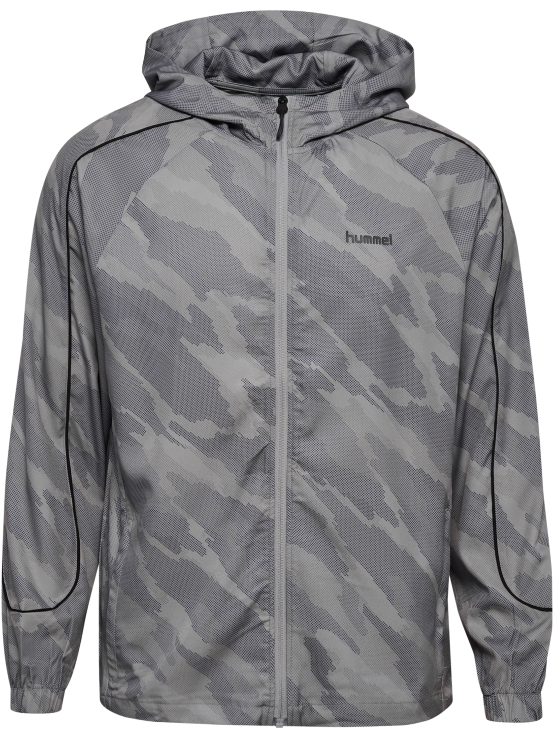 hmlAOP HYBRID TRACK JACKET, SHARKSKIN, packshot