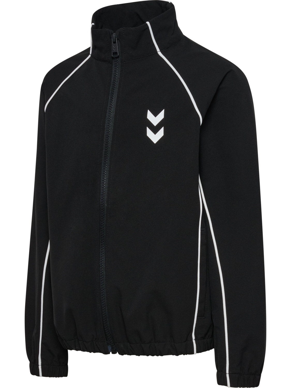 hmlJR STREET TRACKSUIT JACKET, BLACK BEAUTY, packshot