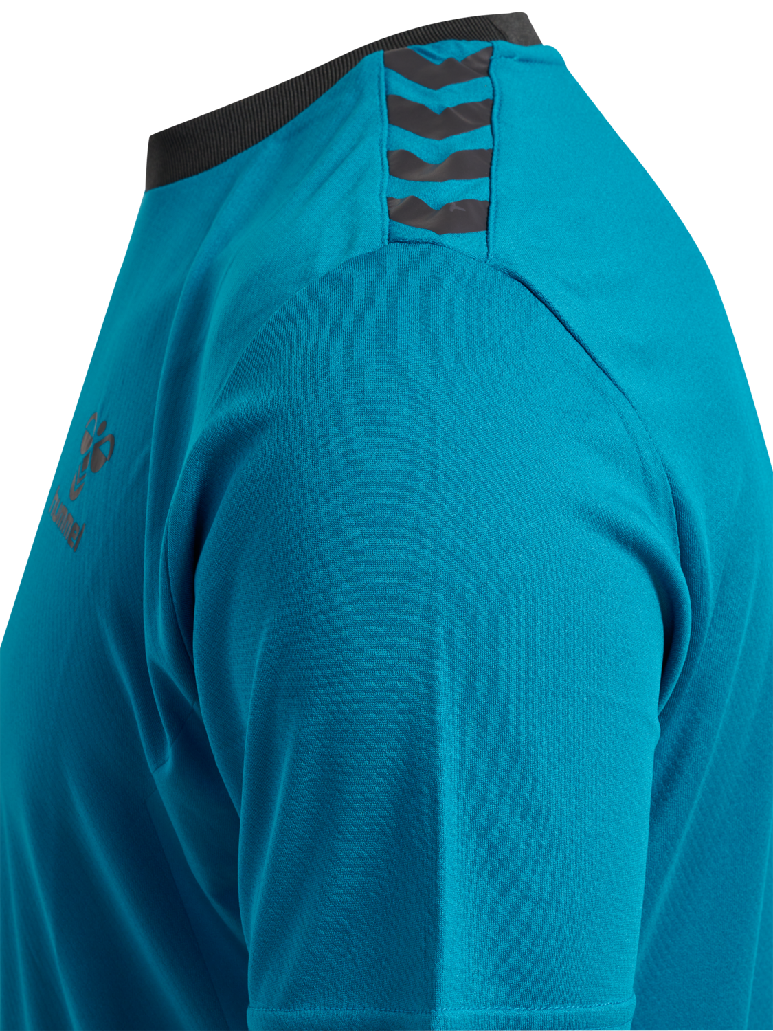 hmlSTALTIC POLY JERSEY S/S, FJORD BLUE, packshot