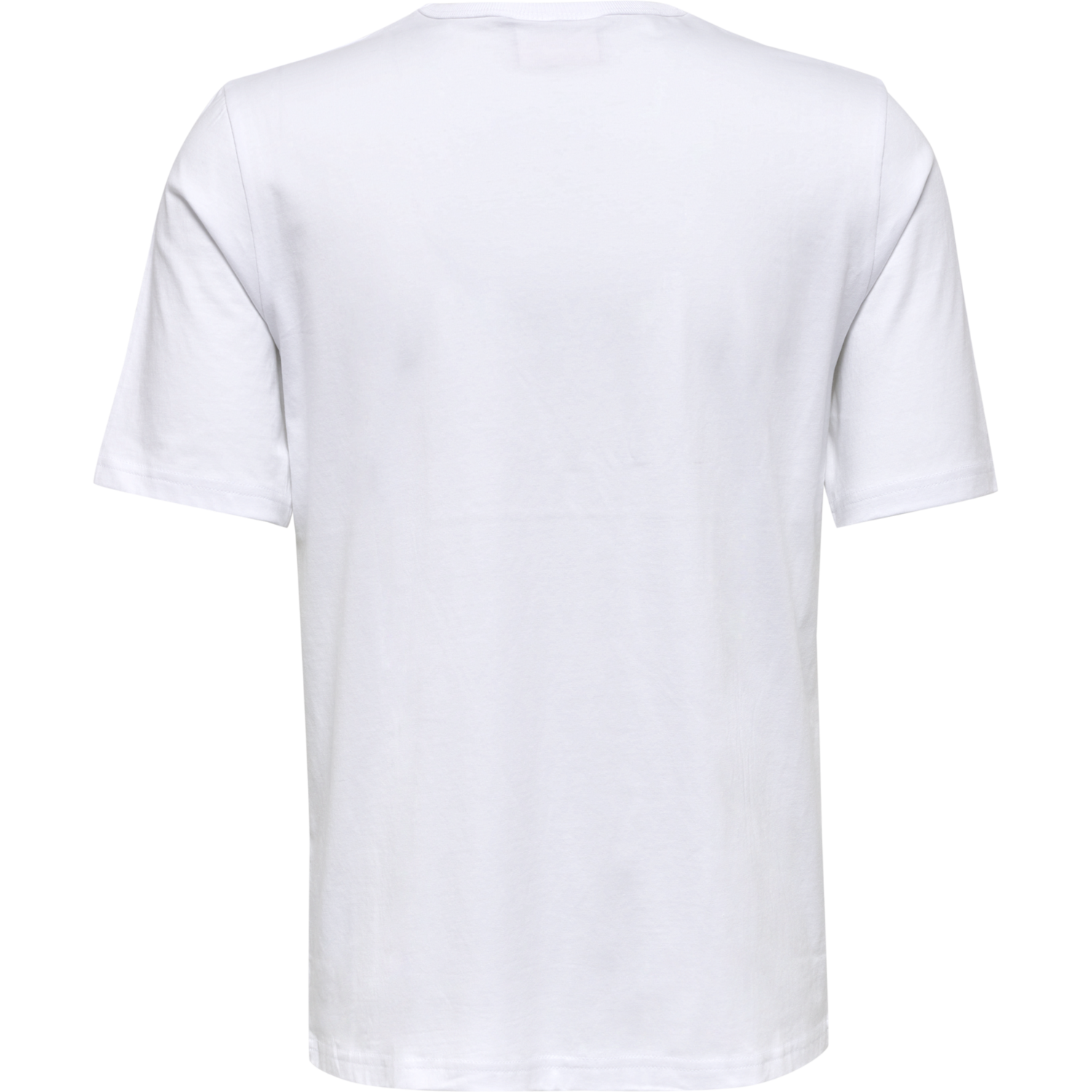 hmlIC POWEL T-SHIRT, WHITE/RED, packshot