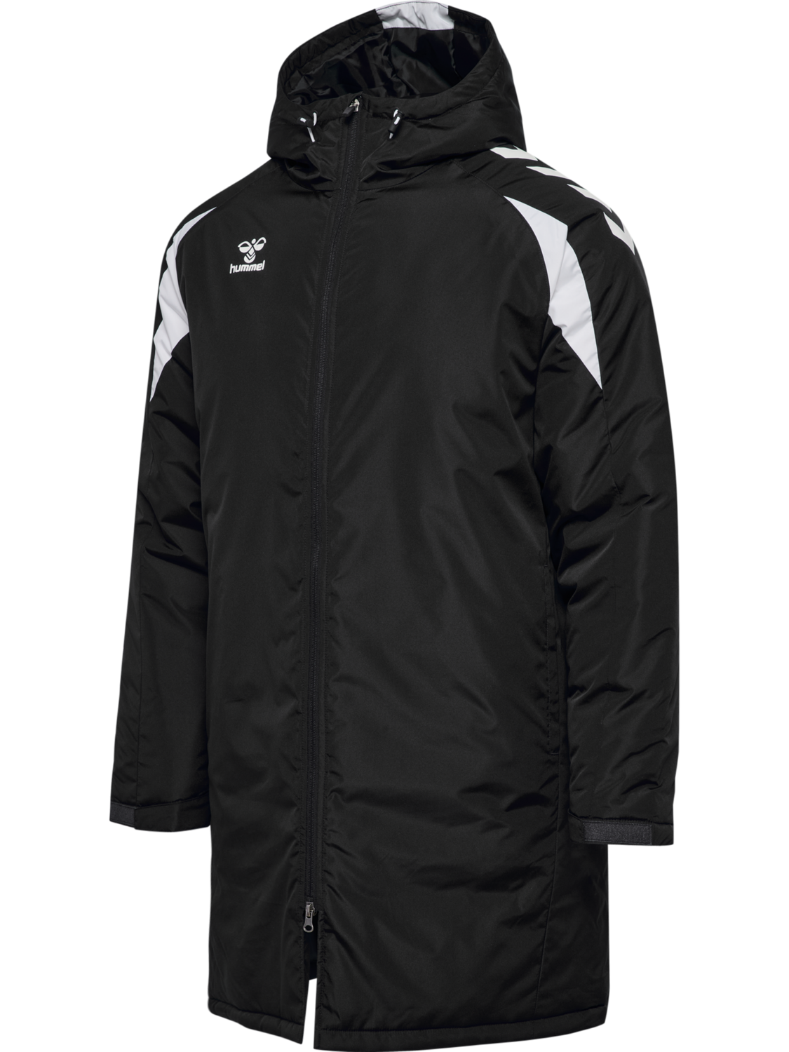 hmlCORE 2.0 BENCH JACKET, BLACK/WHITE, packshot