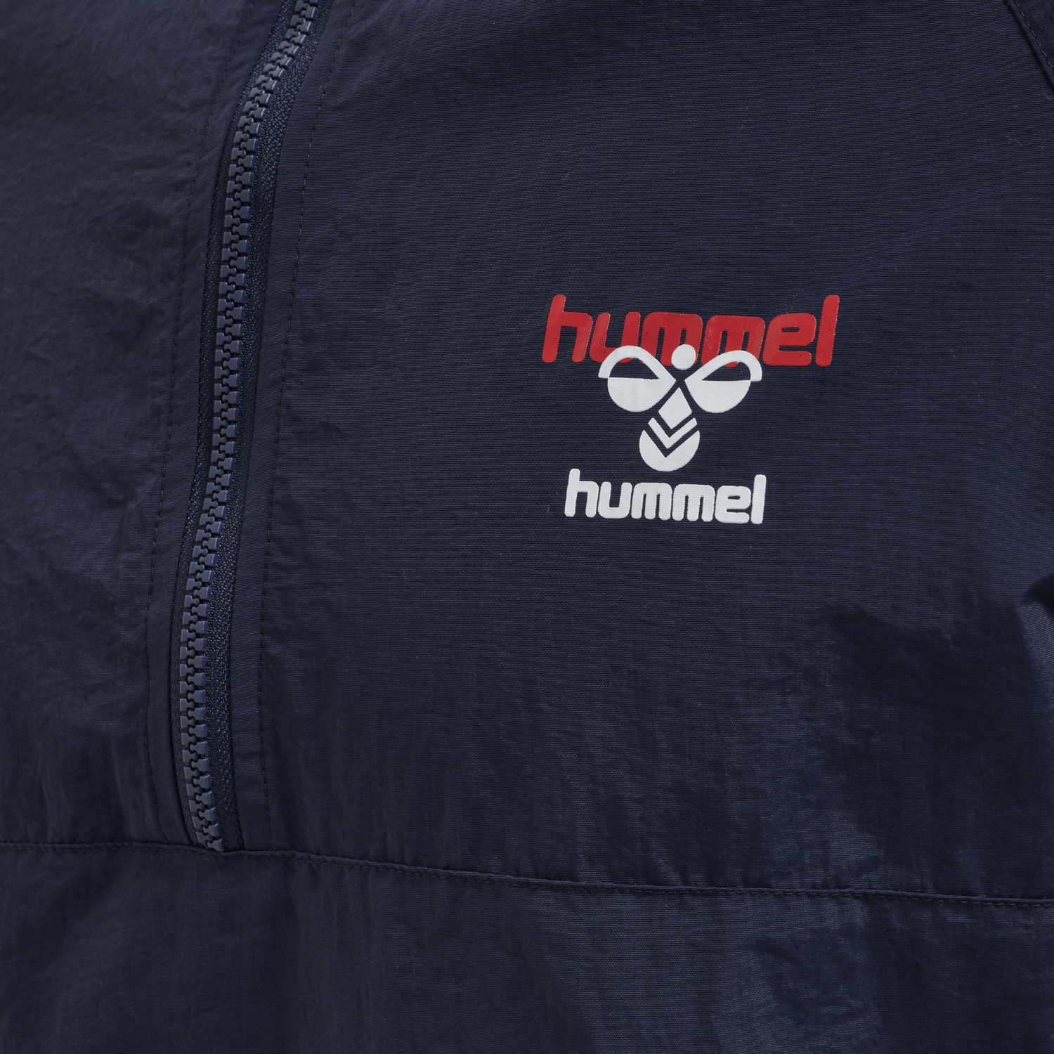 hmlIC BELVILLE WOV. HALF ZIP JACKET, PEACOAT, packshot