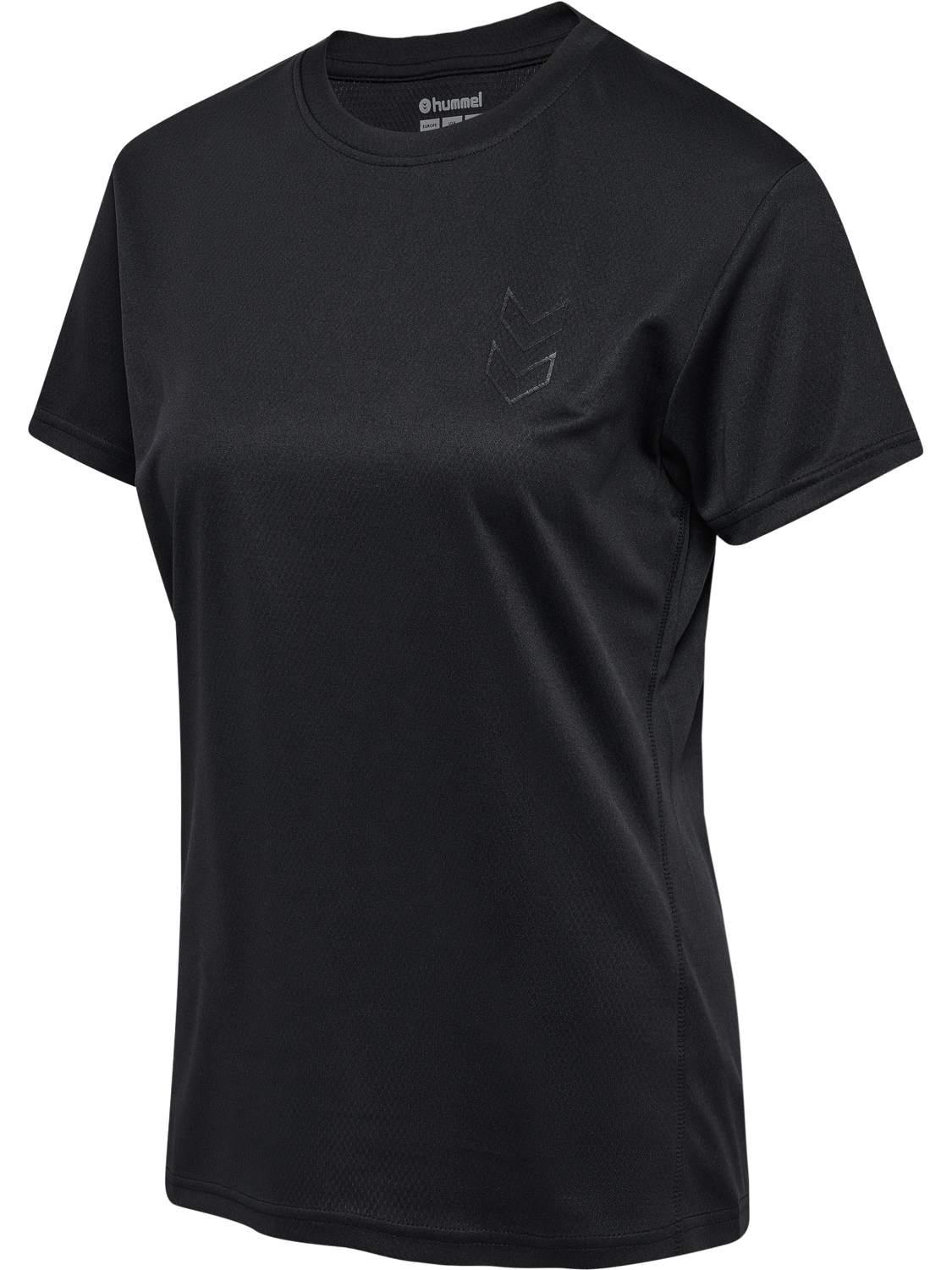 hmlACTIVE PL JERSEY S/S WOMAN, BLACK, packshot