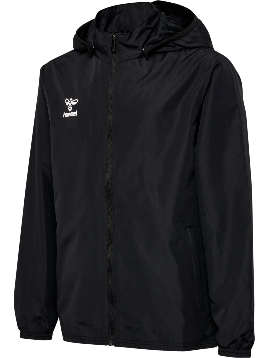 hmlESSENTIAL AW JACKET KIDS, BLACK, packshot
