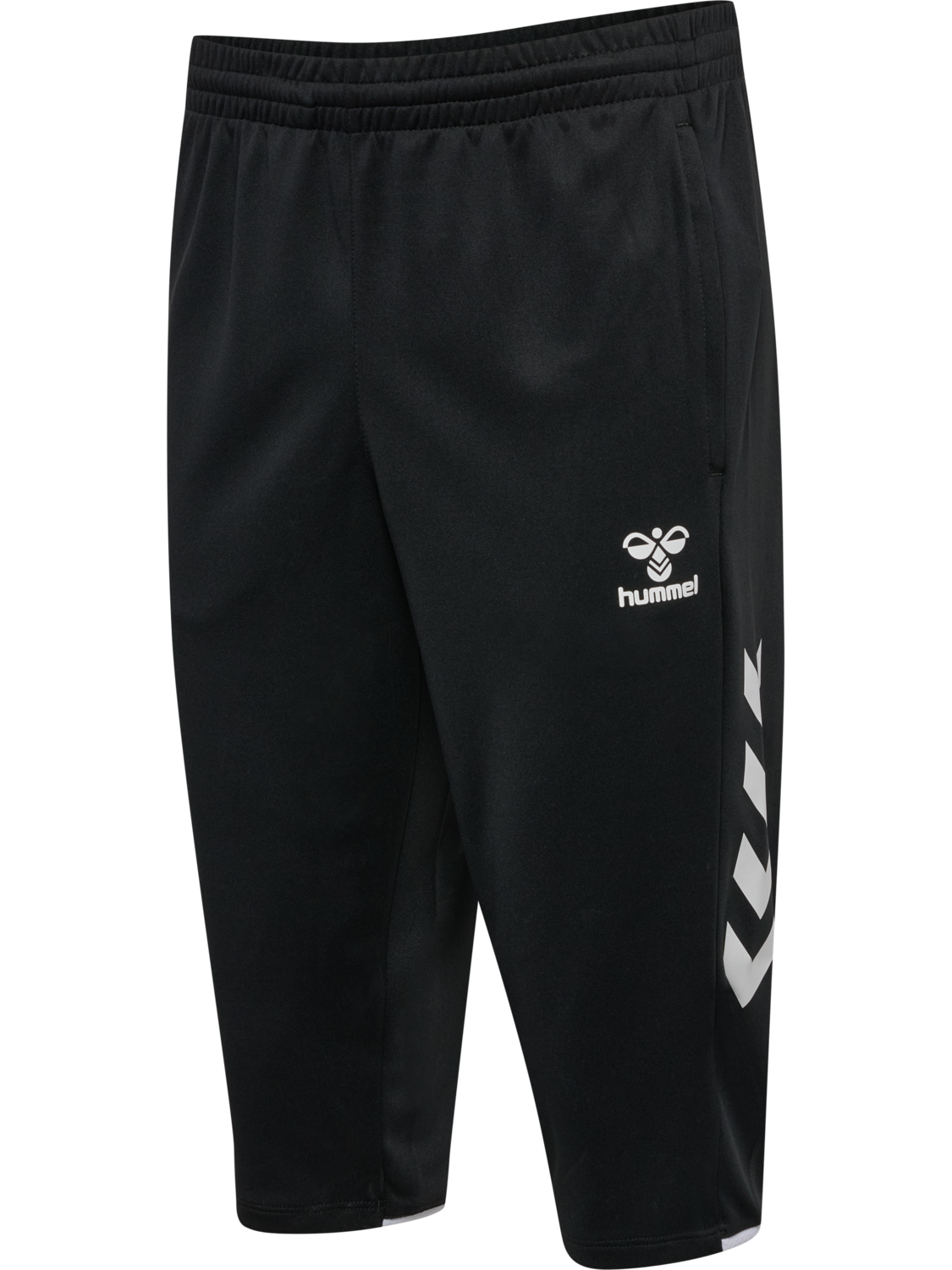 hmlCORE 2.0 3/4 TRAINING PANTS, BLACK/WHITE, packshot