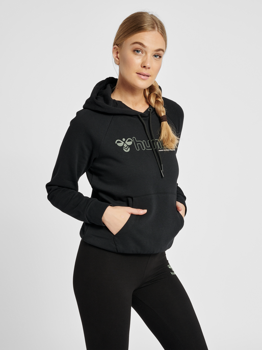 hmlNONI HOODIE, BLACK, model