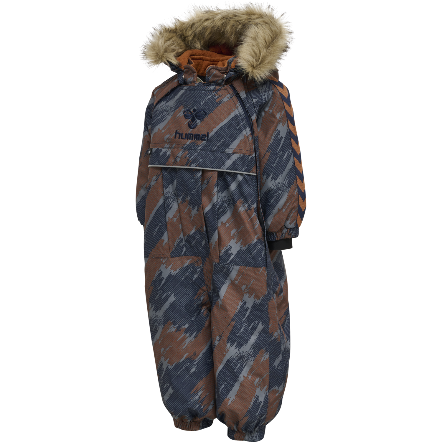 hmlMOON TEX SNOWSUIT, BLACK IRIS, packshot