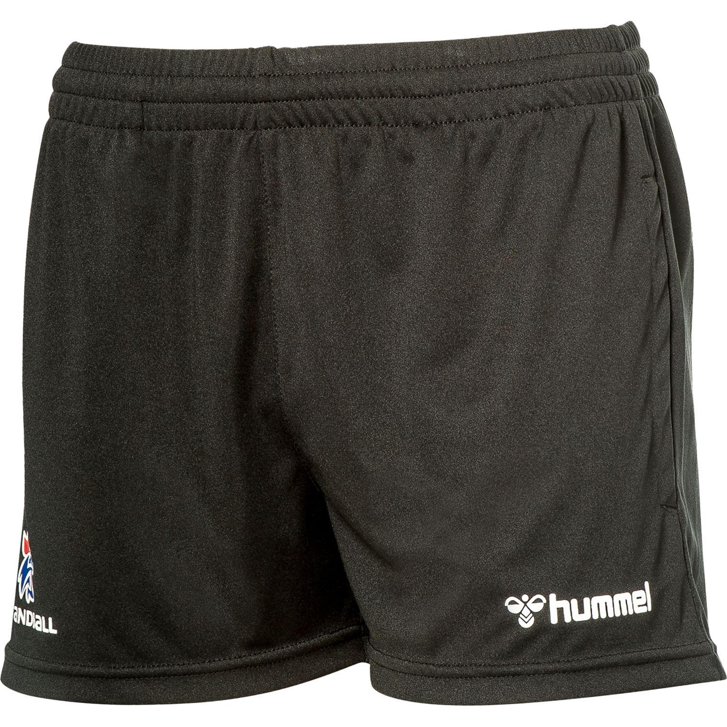 FFHB REFEREE POLY SHORTS WOMAN, BLACK, packshot