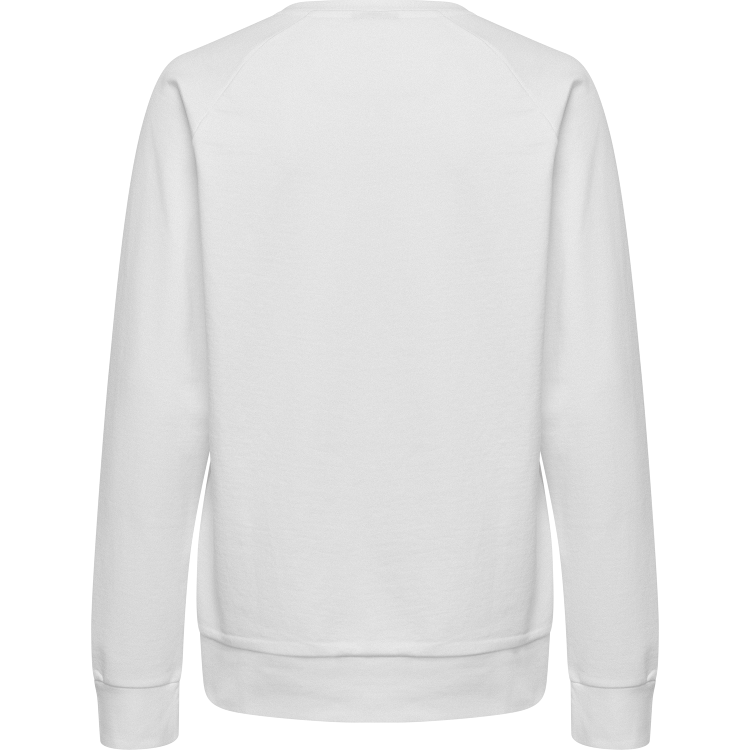 HMLGO COTTON LOGO SWEATSHIRT WOMAN, WHITE, packshot