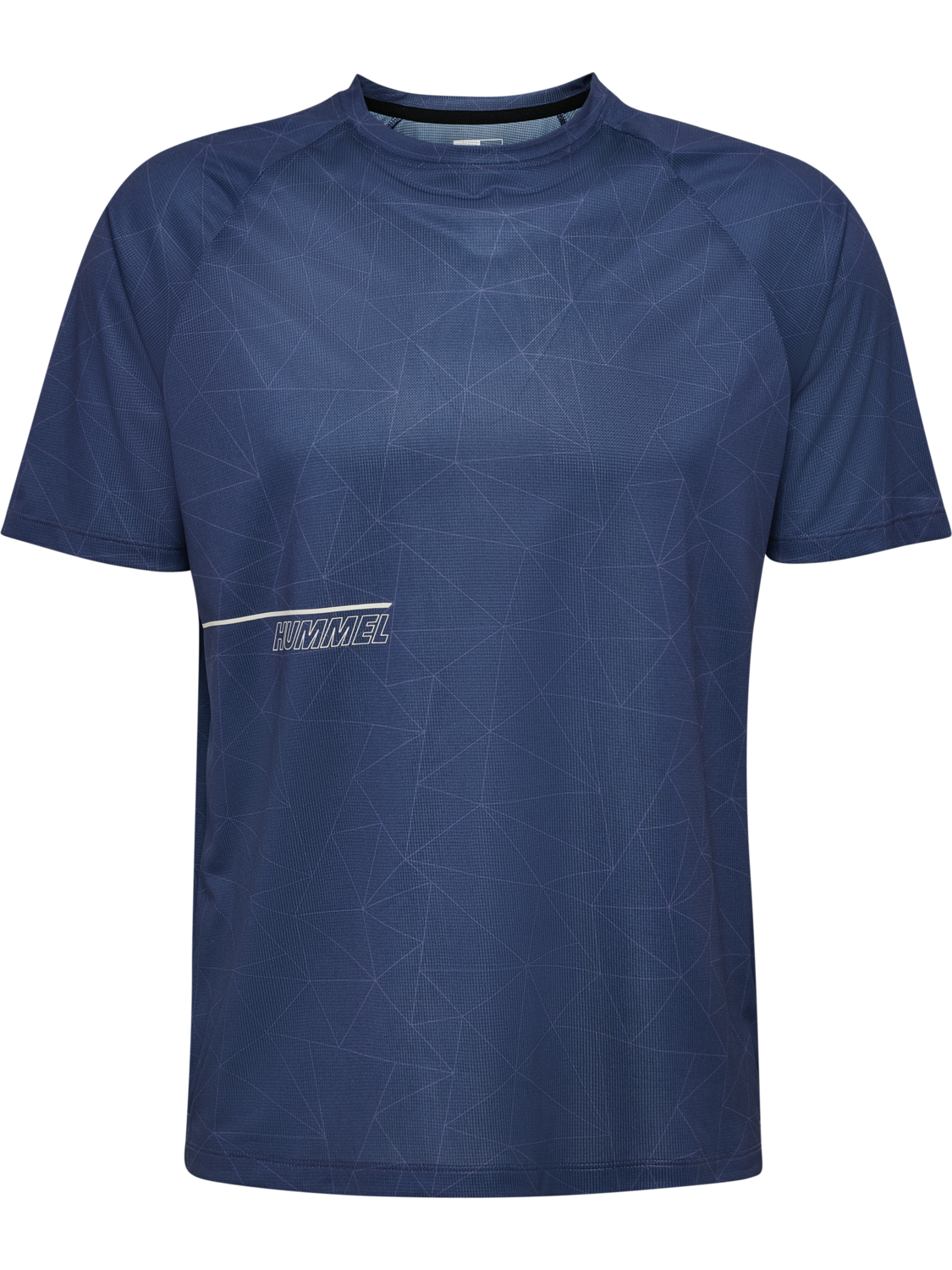 hmlCOURT AOP LIGHT WEIGHT T-SHIRT, INSIGNIA BLUE, packshot