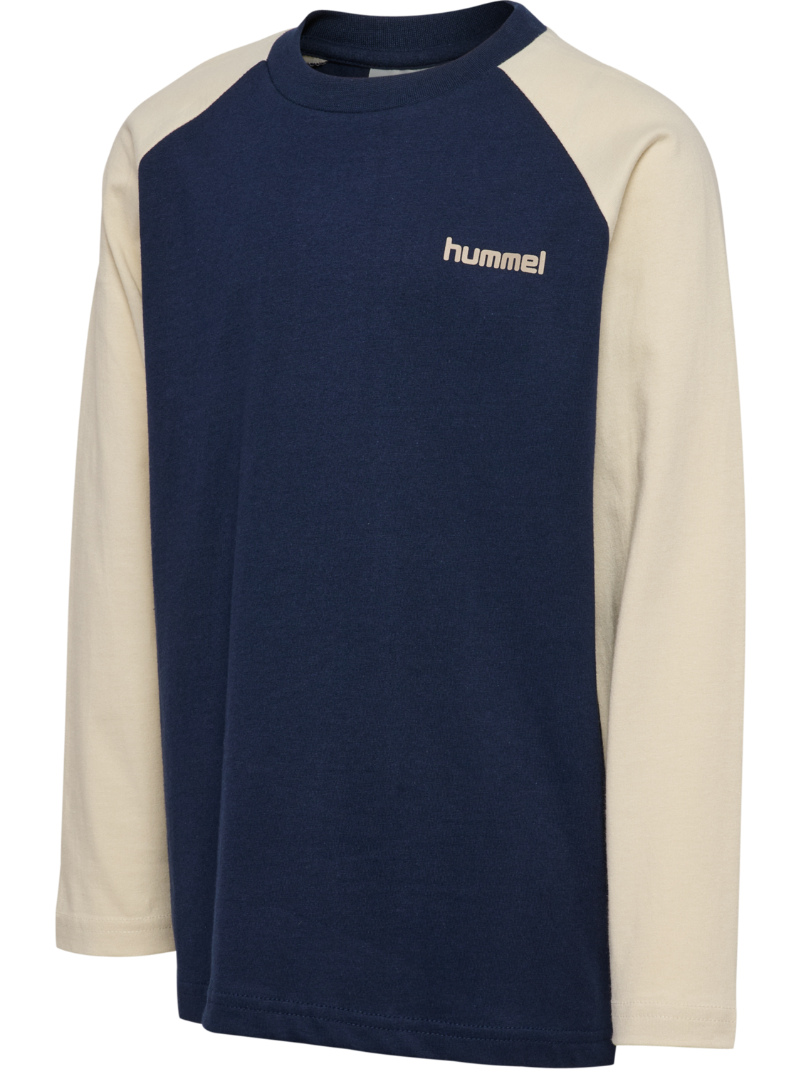 hmlJR LOOSE GRAPHIC T-SHIRT L/S, DRESS BLUES, packshot
