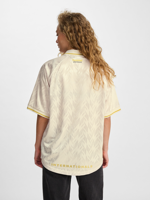 hmlLOOSE BAY SOCCER JERSEY S/S, BLANC DE BLANC, model