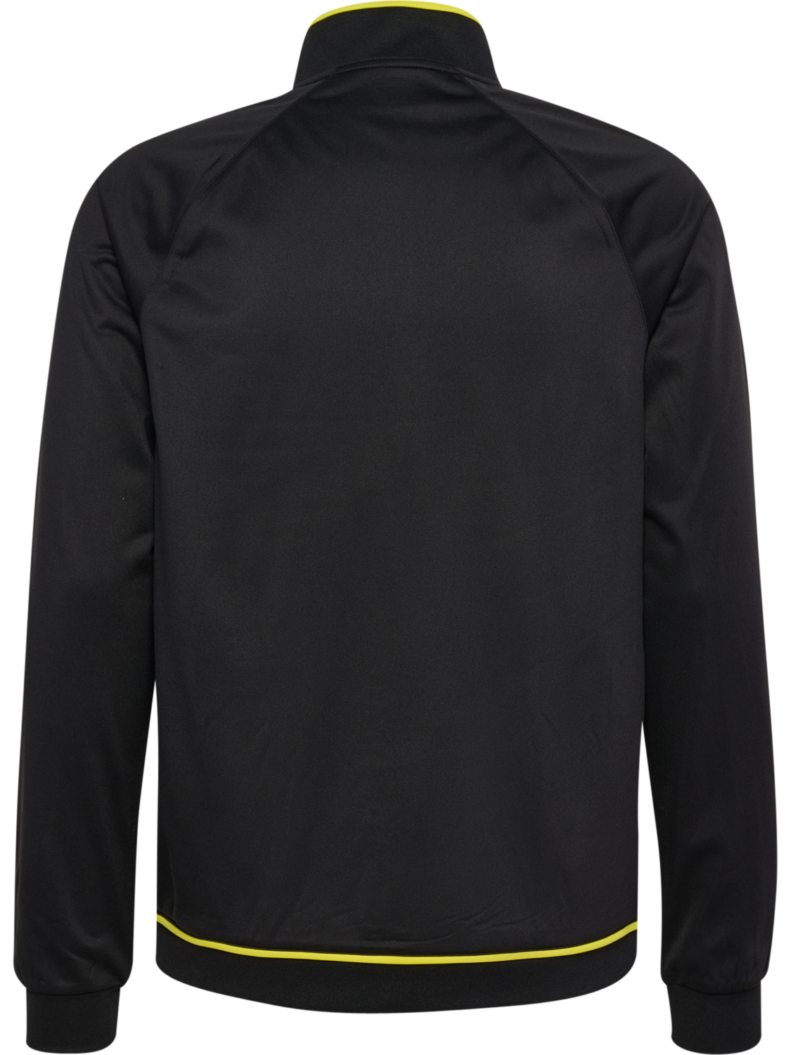 hmlCORE 2.0 TRACK ZIP JACKET, BLACK/BLAZING YELLOW, packshot