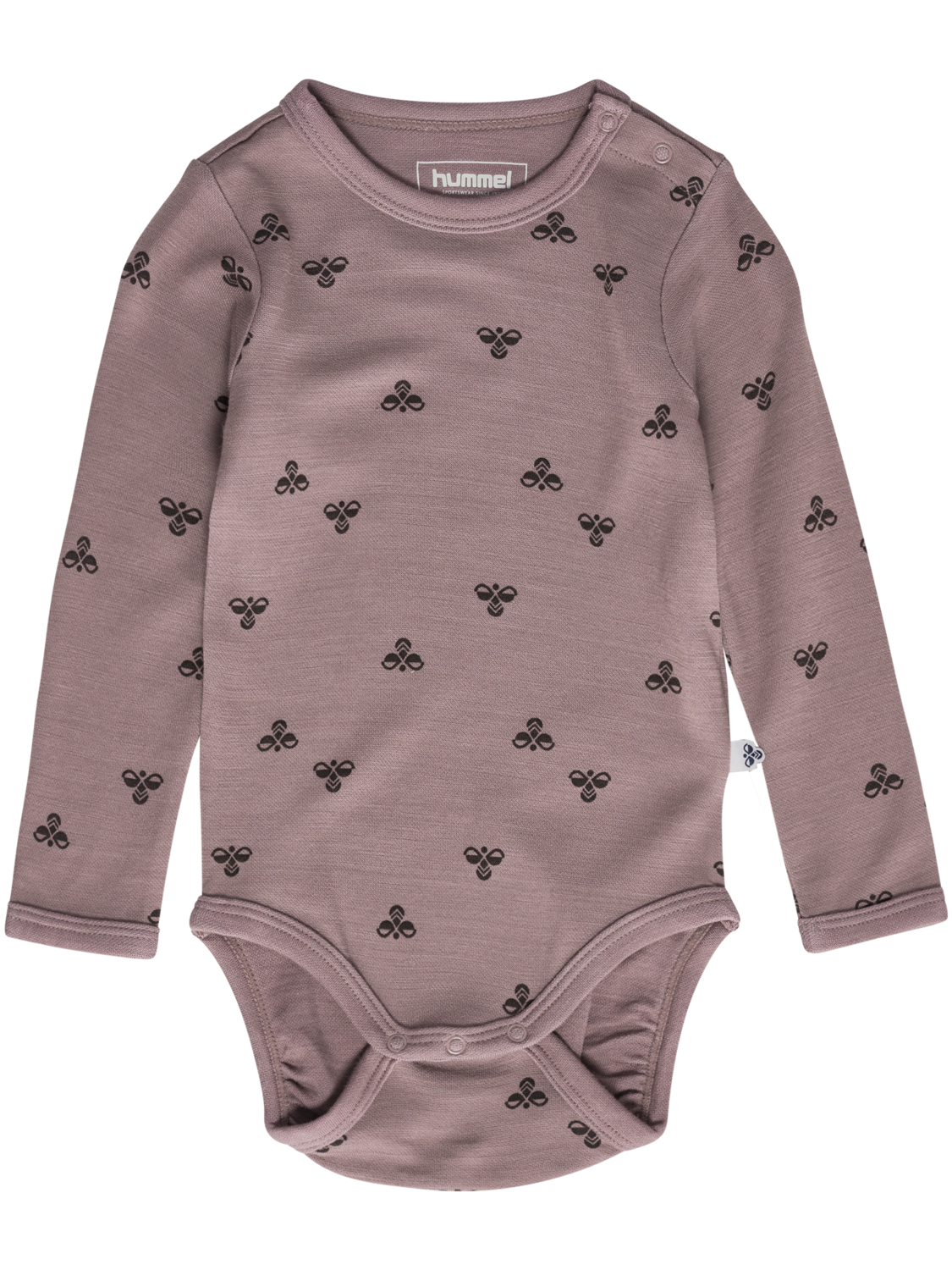 hmlMINI WOOL BODY L/S, TWILIGHT MAUVE, packshot