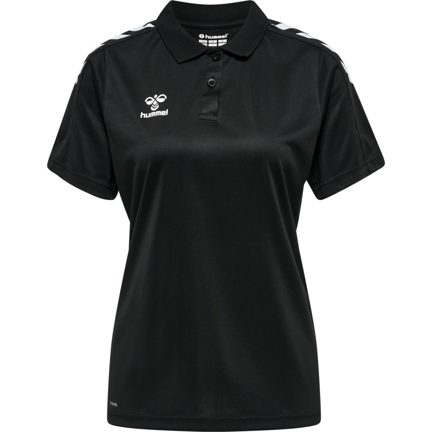 hmlCORE XK FUNCTIONAL POLO WOMAN, BLACK, packshot