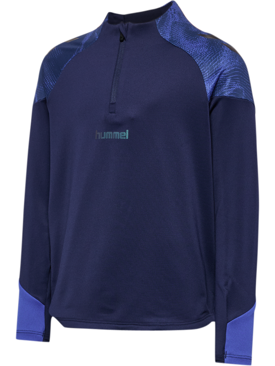hmlBLAZE26 PRO TRAINING HALFZIP KID, MARINE, packshot
