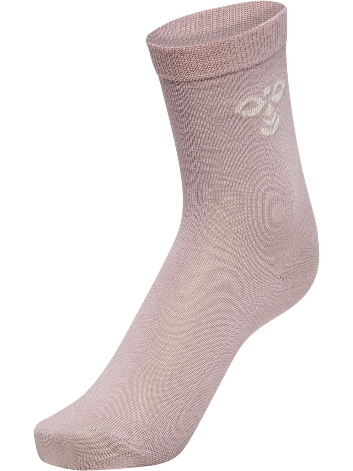 hmlJR WOOL 2-PACK SOCKS, GRAY RIDGE/CLOUD GRAY, packshot