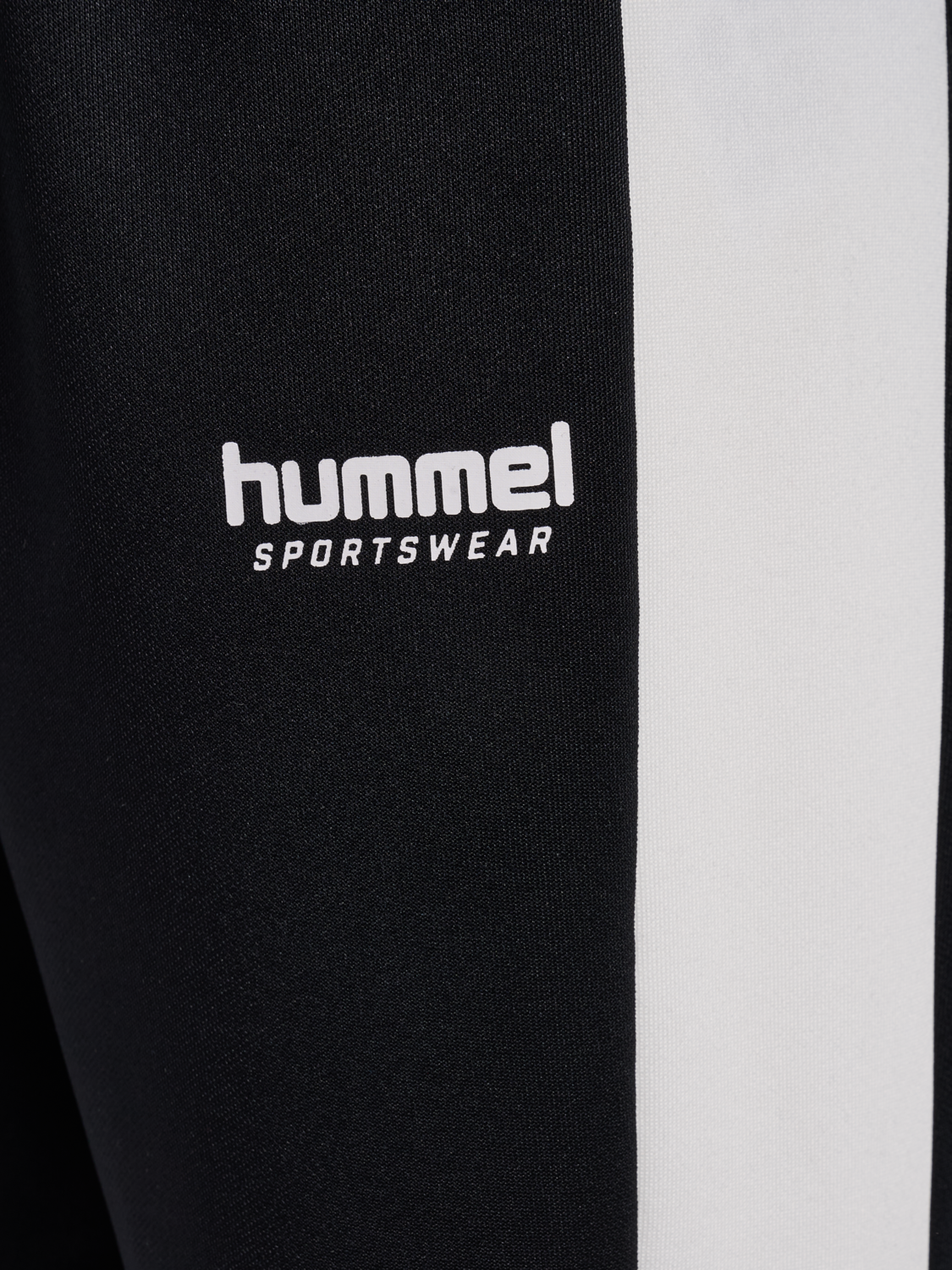 hmlJR COLORBLOCK TRACKSUIT, BLACK, packshot