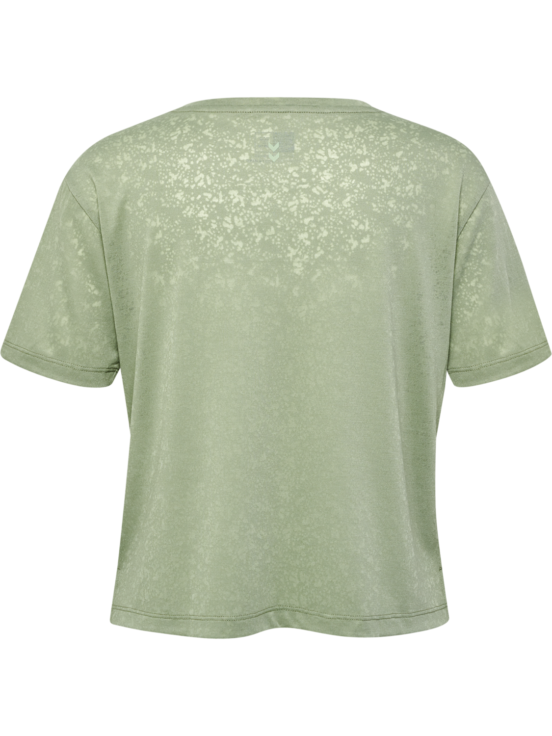 hmlMT LIGHT BURNOUT T-SHIRT, SEAGRASS, packshot
