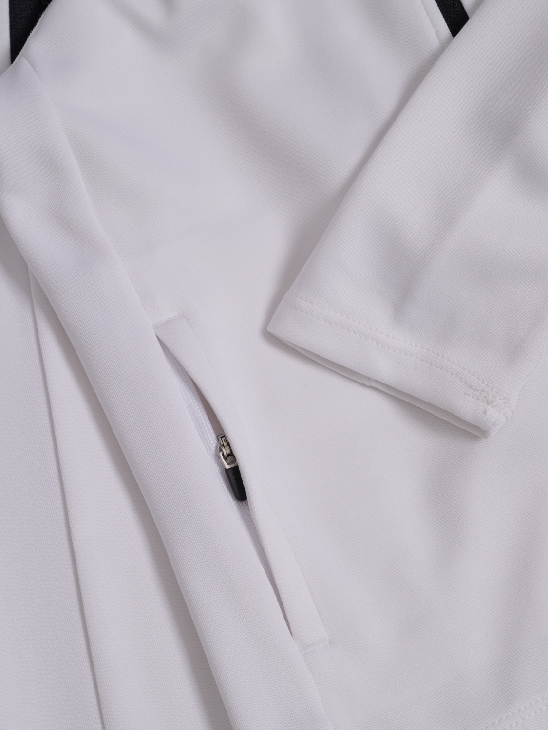 hmlCORE 2.0 ZIP HOODIE KIDS, WHITE/BLACK, packshot