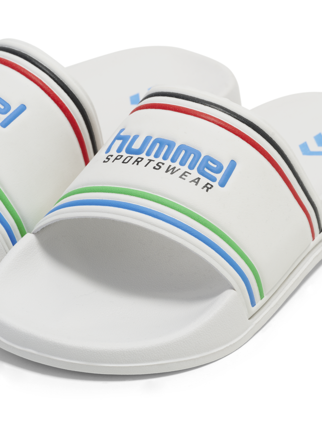 POOL SLIDE RT, WHITE/MULTICOLOR, packshot