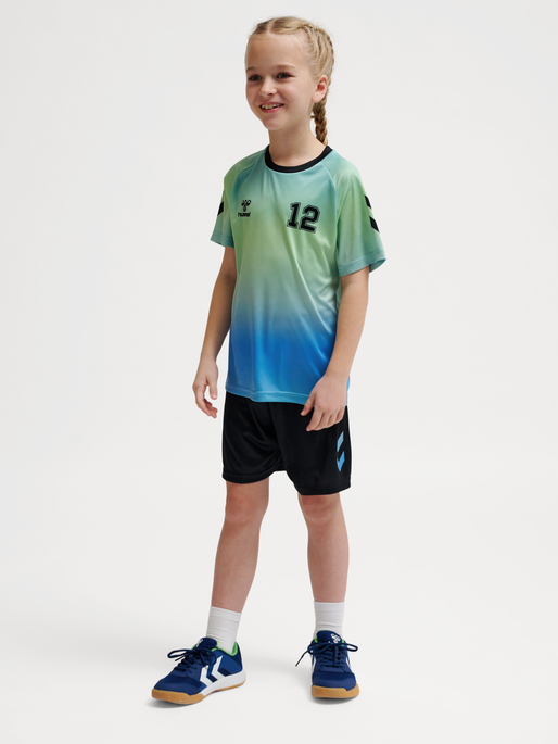 hmlSHIMMER SET, LICHEN BLUE, model