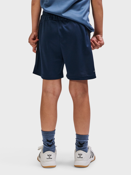 hmlMULTI PL SHORTS KIDS, DRESS BLUES, model