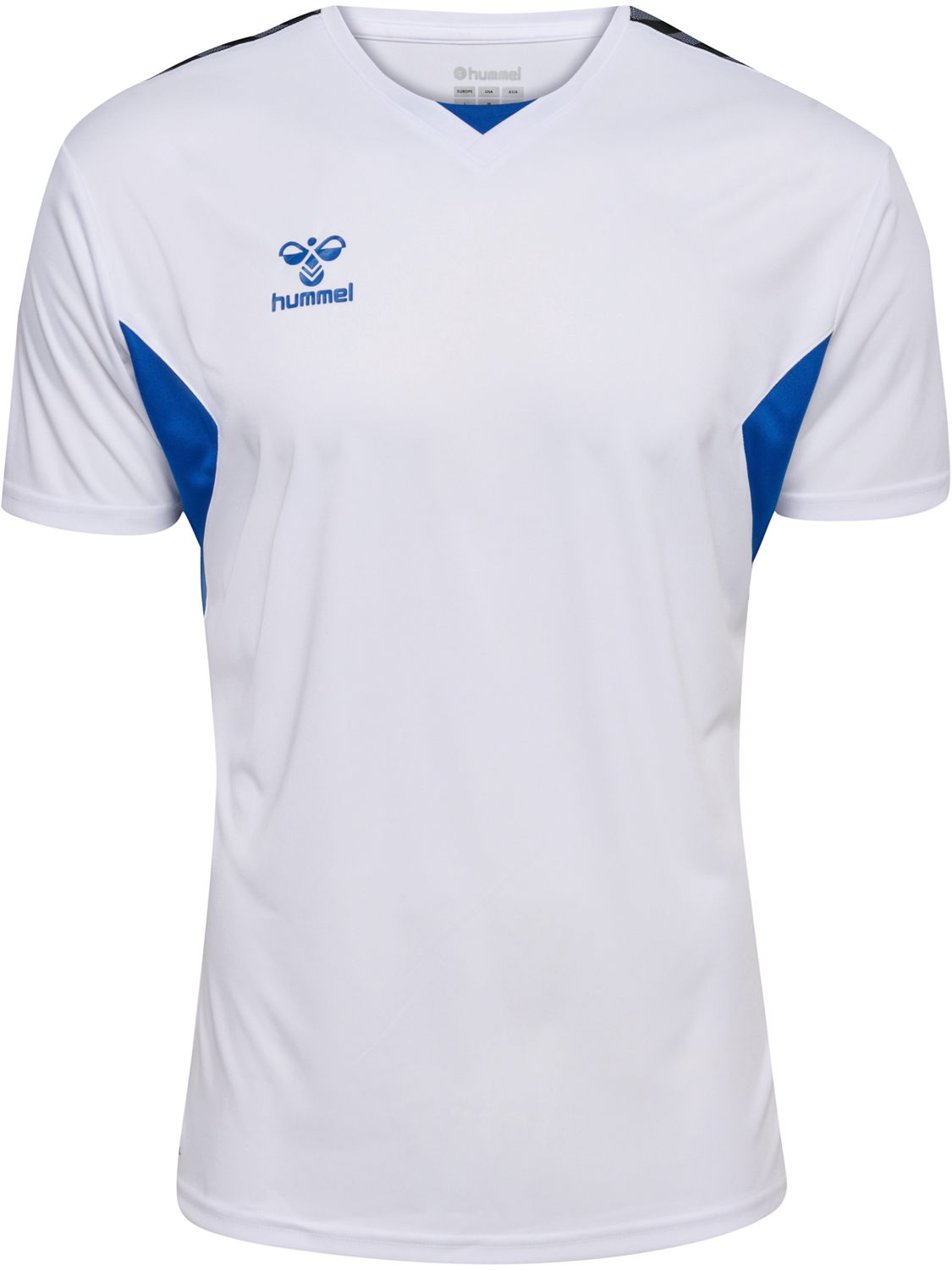 hmlAUTHENTIC PL JERSEY S/S, WHITE/TRUE BLUE, packshot