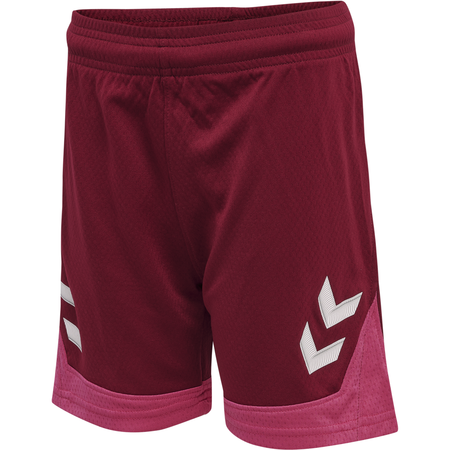 hmlLEAD POLY SHORTS KIDS , BIKING RED, packshot
