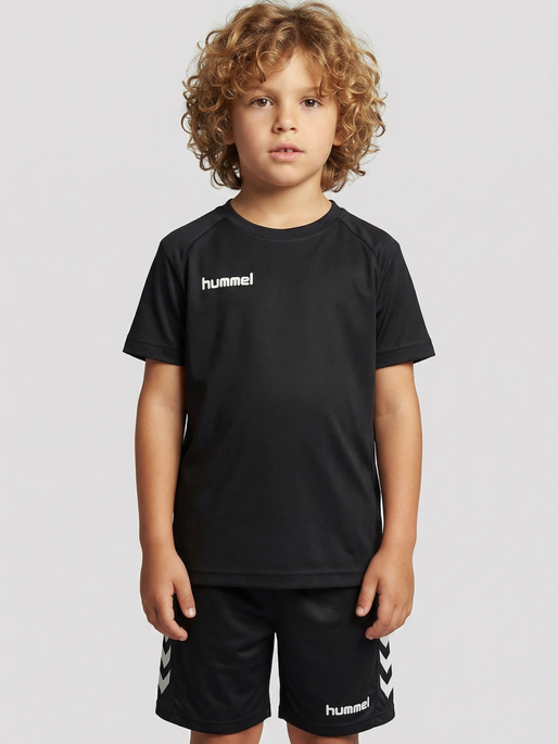 hmlPROMO KIDS SET, BLACK, model