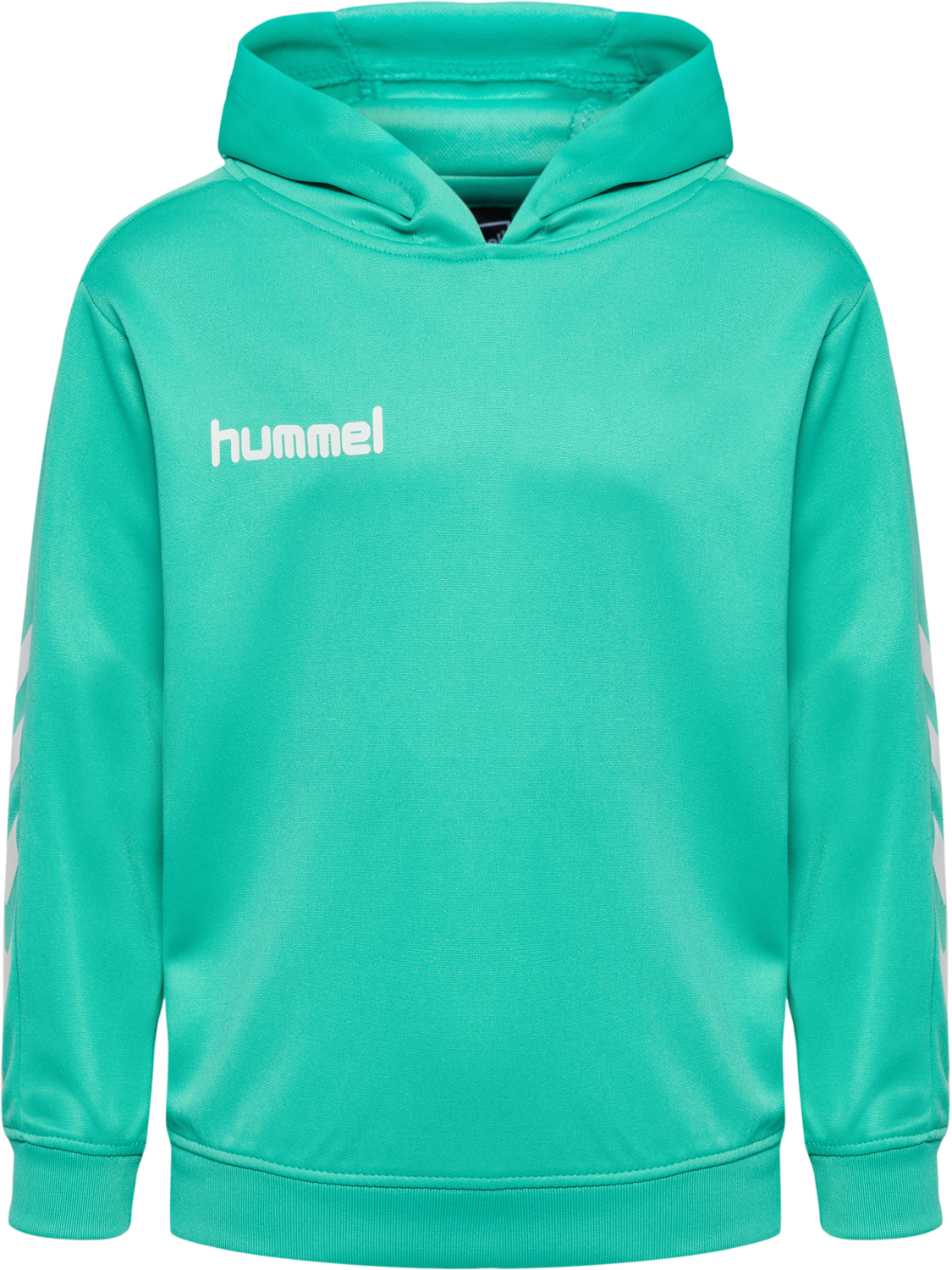 hmlPROMO KIDS POLY HOODIE, ATLANTIS, packshot
