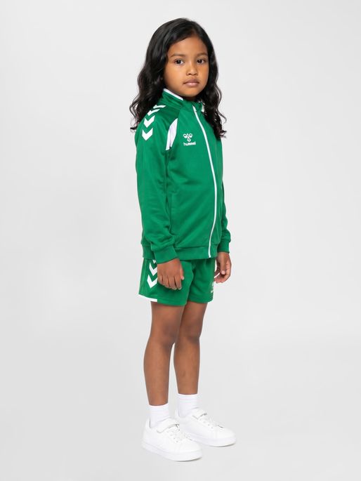 hmlCORE 2.0 TRACK ZIP JACKET KIDS, JELLY BEAN/WHITE, model