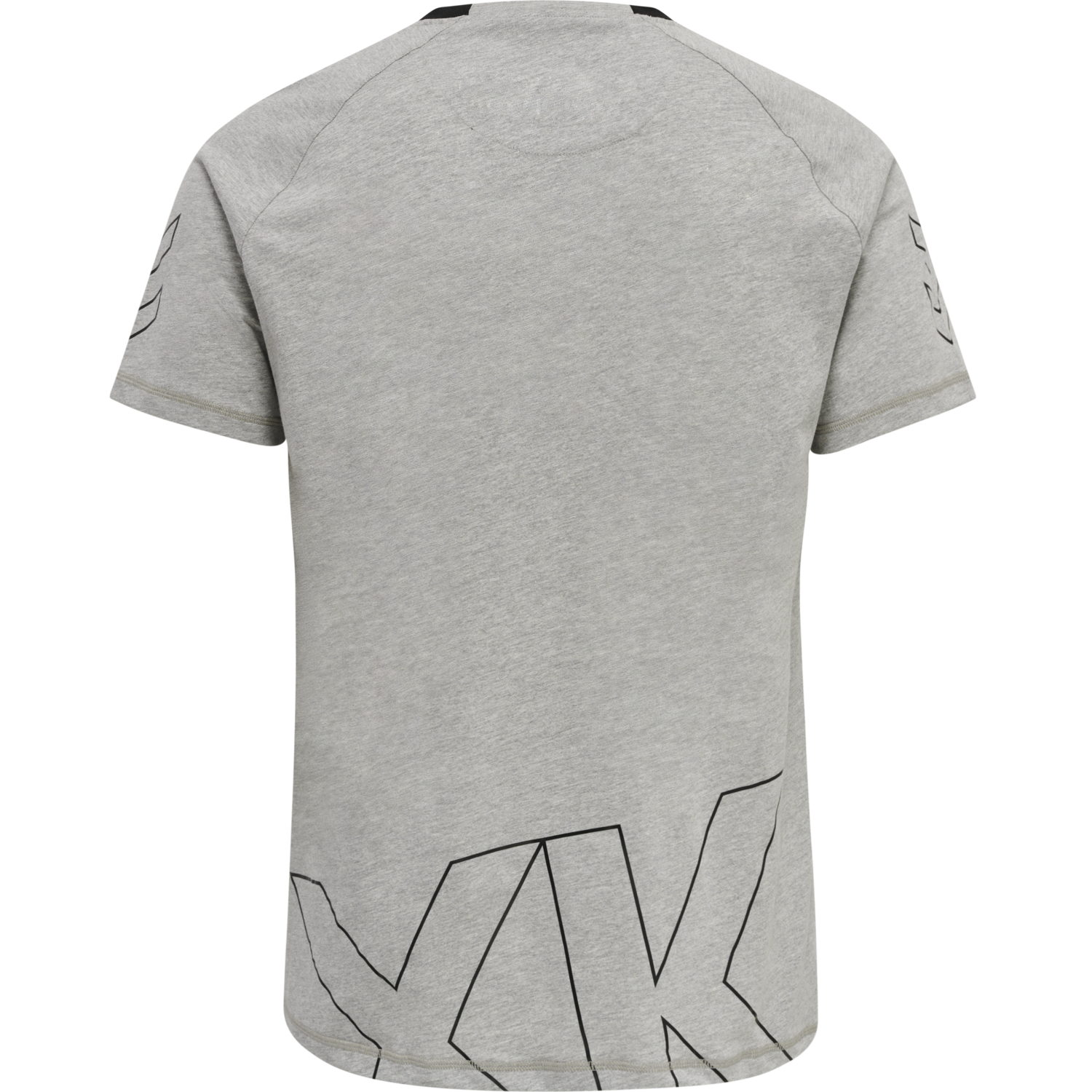 hmlCIMA XK T-SHIRT S/S, GREY MELANGE, packshot