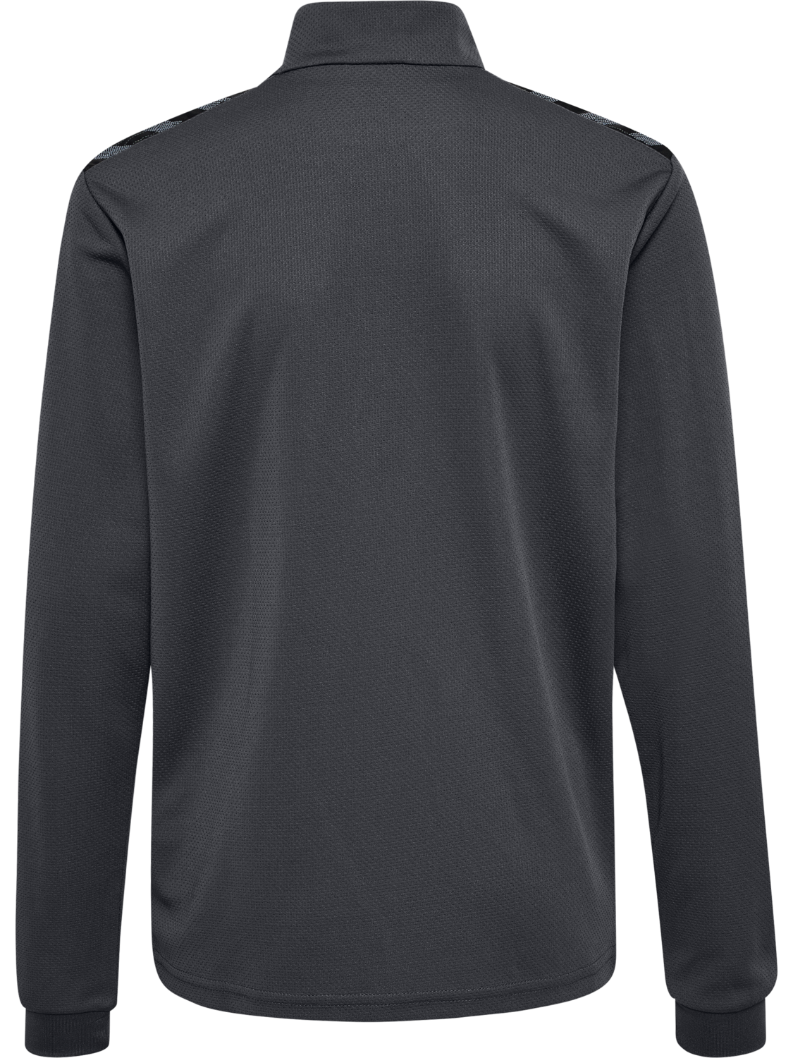 hmlAUTHENTIC HALF ZIP SWEAT KIDS, ASPHALT/SULPHUR SPRING, packshot