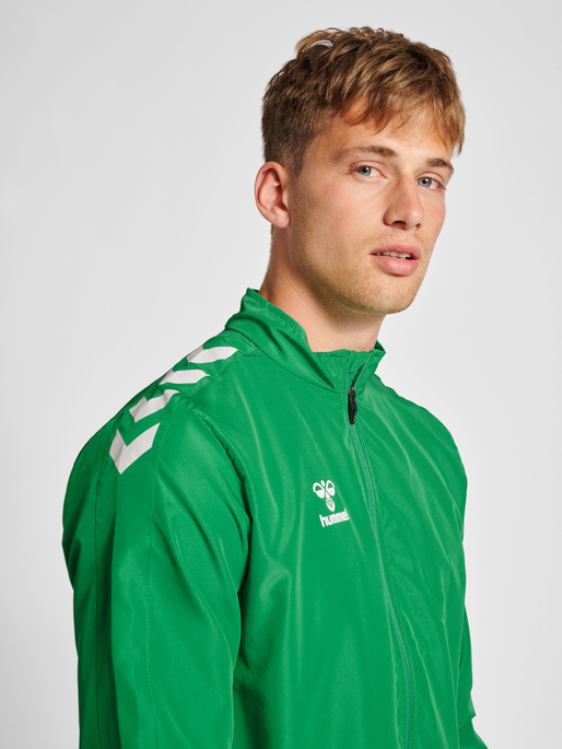 hmlCORE XK MICRO ZIP JACKET, JELLY BEAN, model