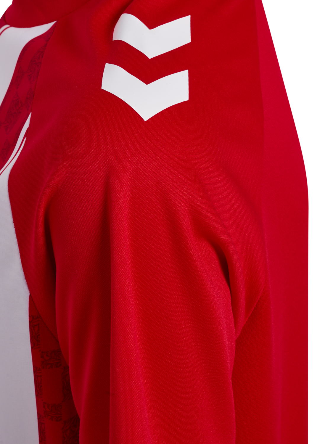 hmlMATCH STRIPED JERSEY S/S KIDS, TRUE RED/WHITE, packshot