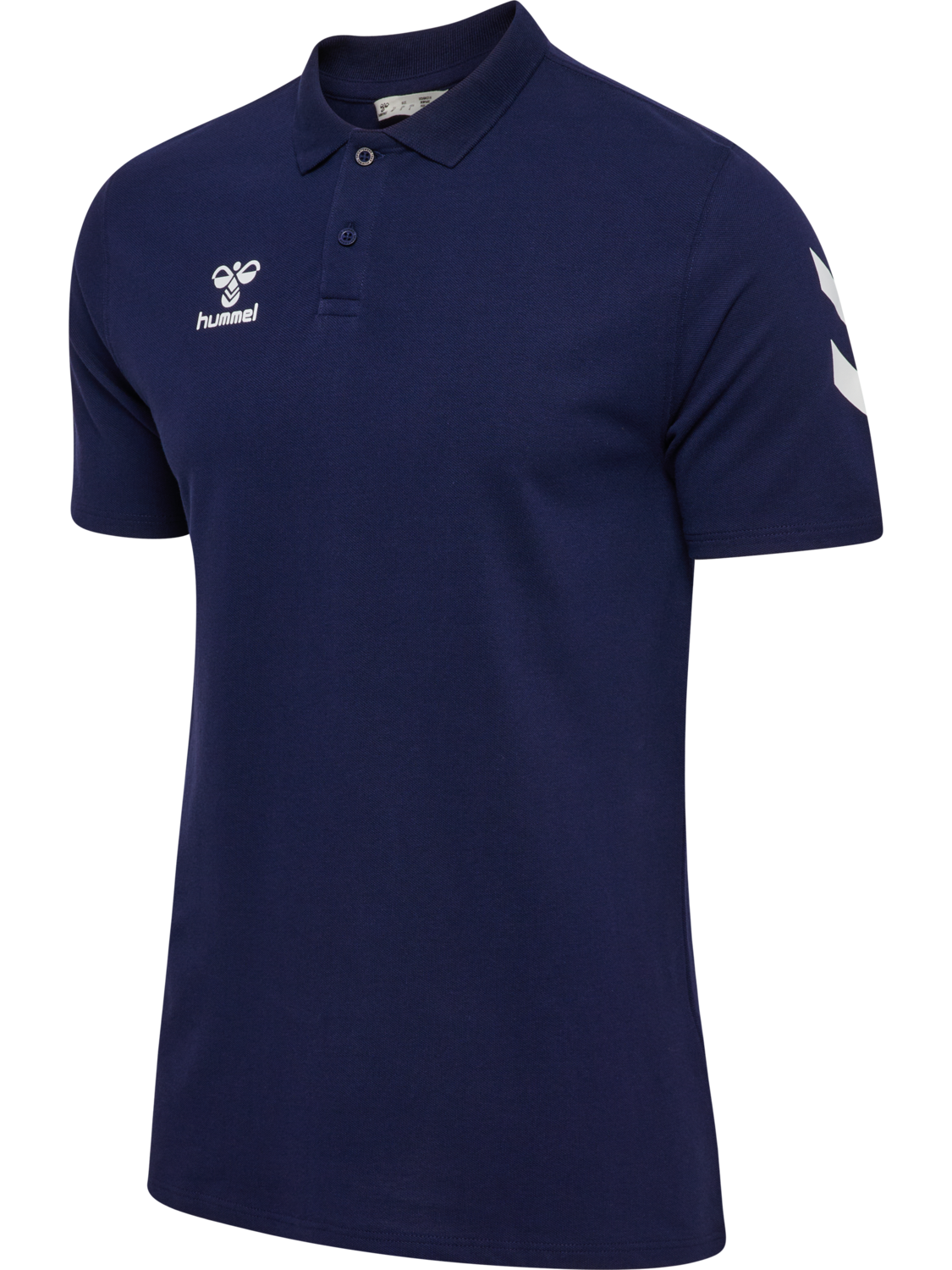 hmlGO 2.0 CHEVRON  POLO, MARINE, packshot