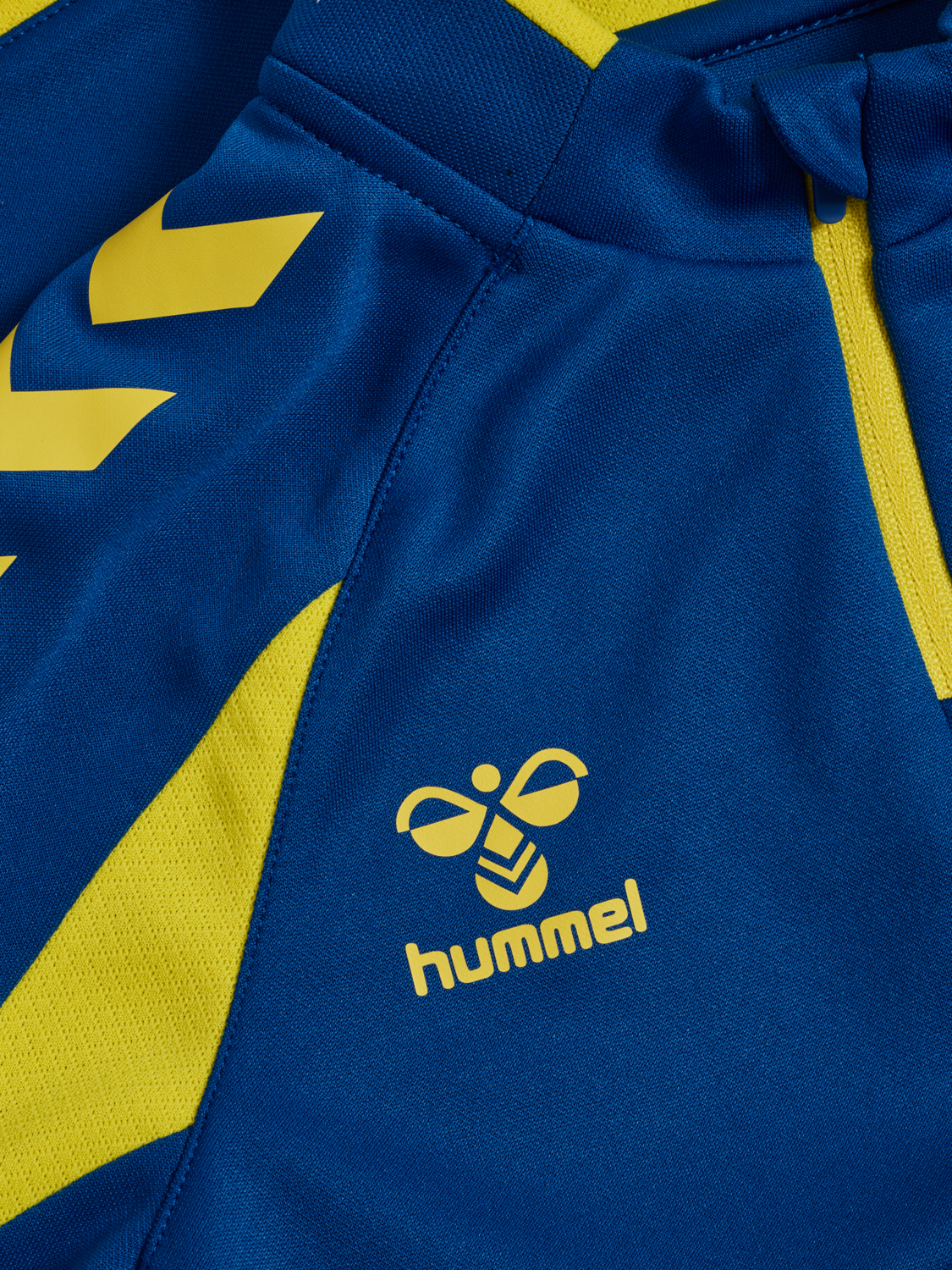 hmlCORE 2.0 HALF ZIP KIDS, TRUE BLUE/BLAZING YELLOW, packshot
