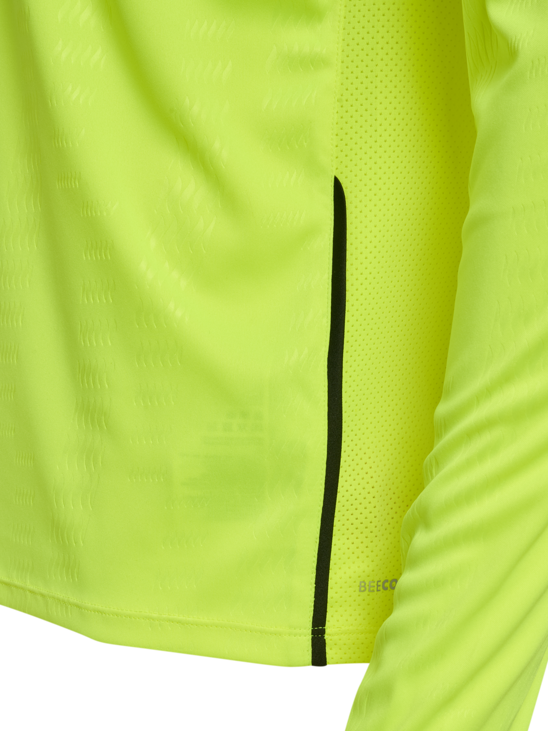 hmlREFEREE JERSEY L/S, NEON YELLOW, packshot