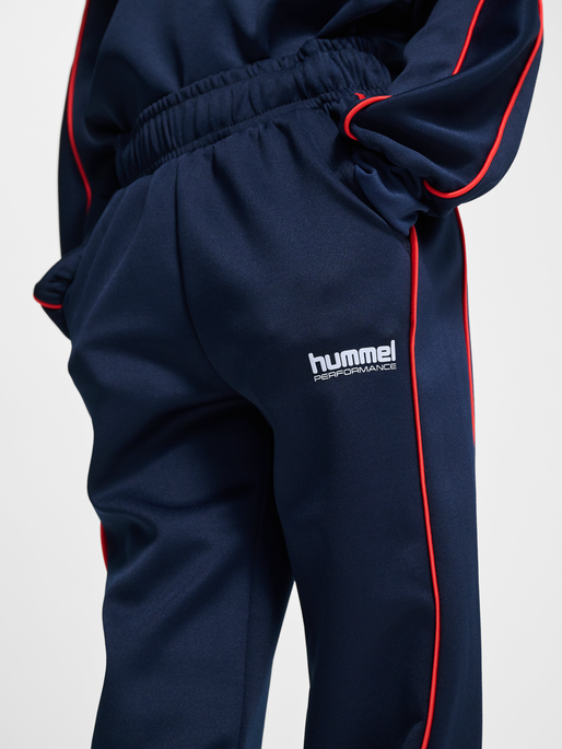 hmlJR INTERLOCK ADJUST PANTS, DRESS BLUES, model