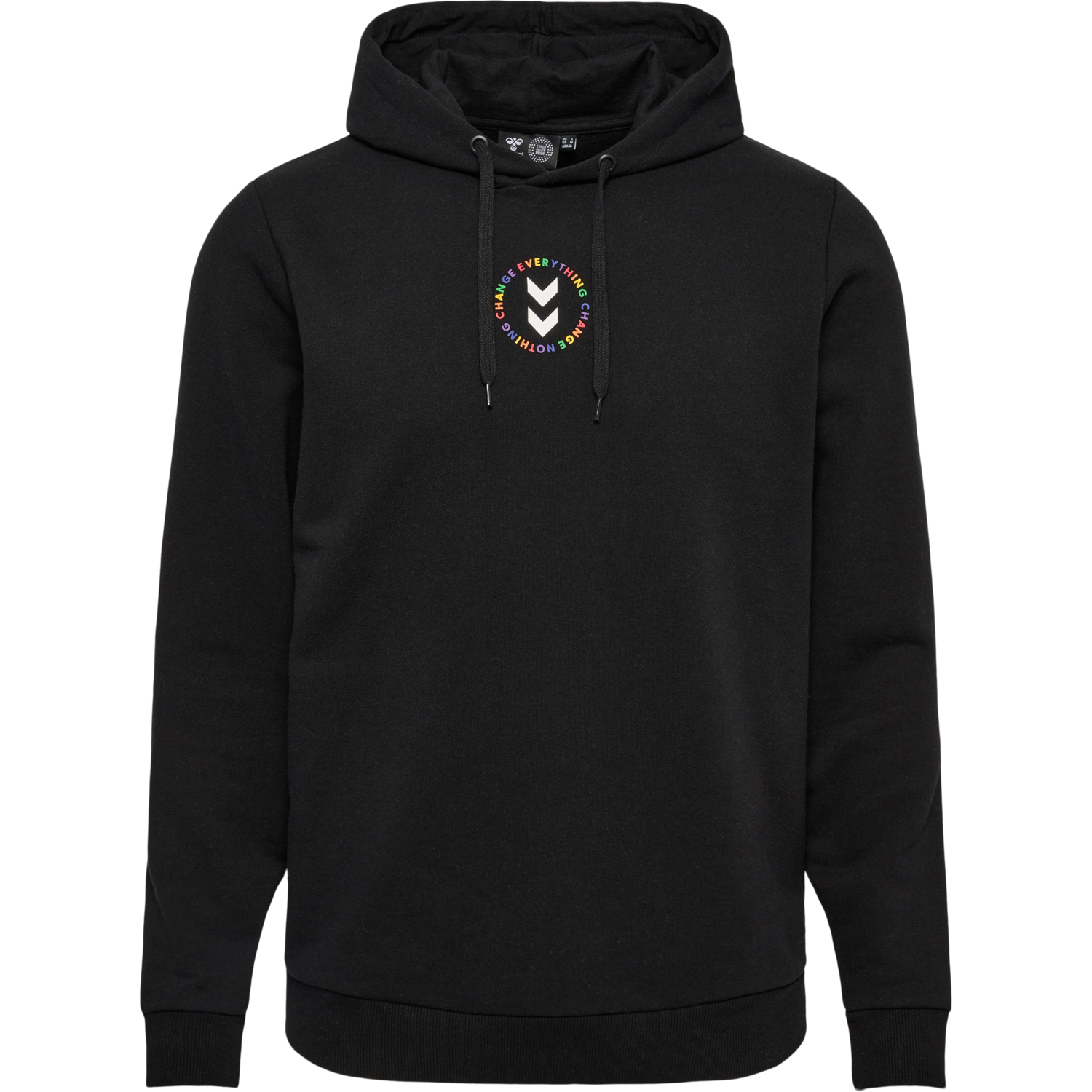hmlEVERYTHING NOTHING HOODIE, BLACK, packshot