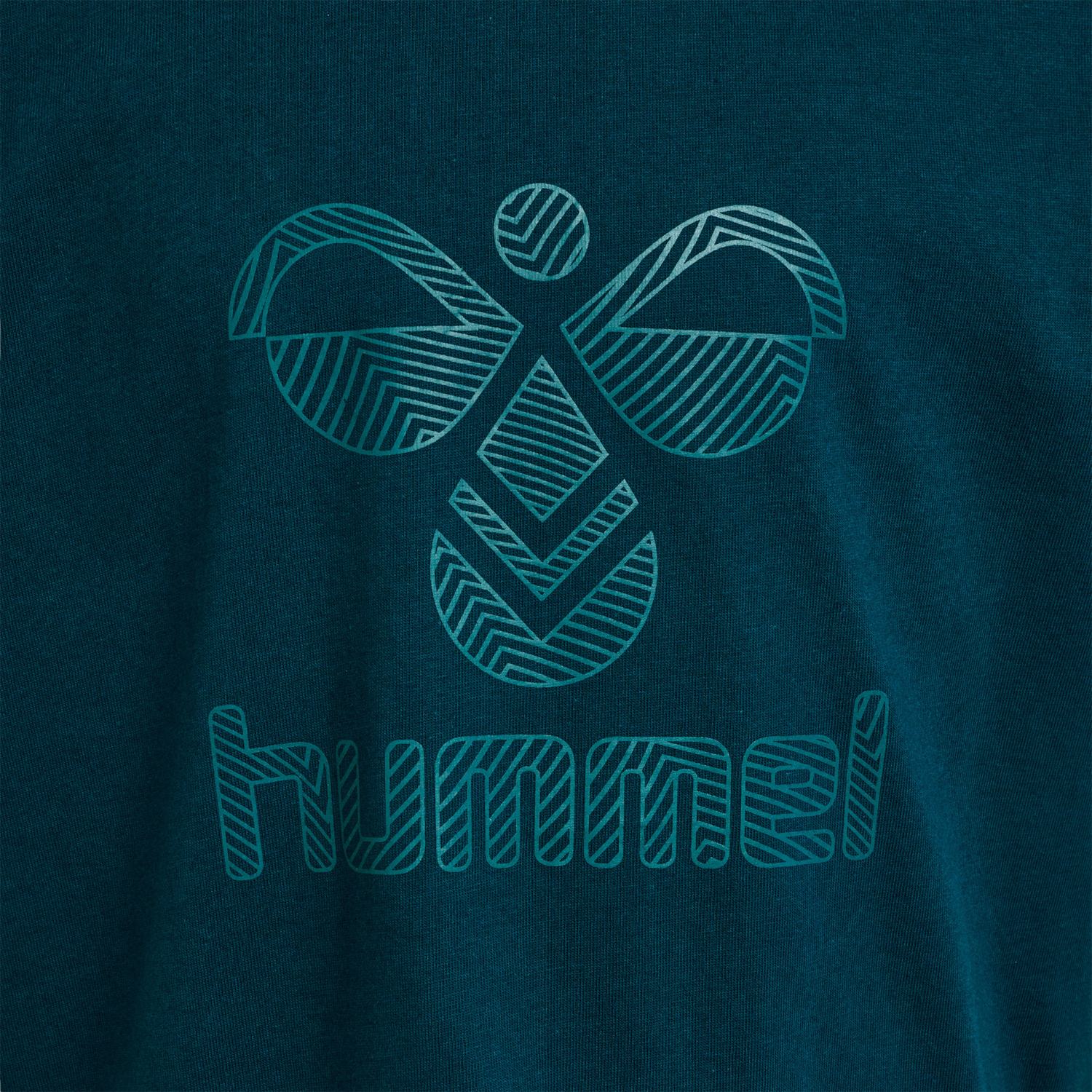hmlFASTWO T-SHIRT S/S, DEEP TEAL, packshot