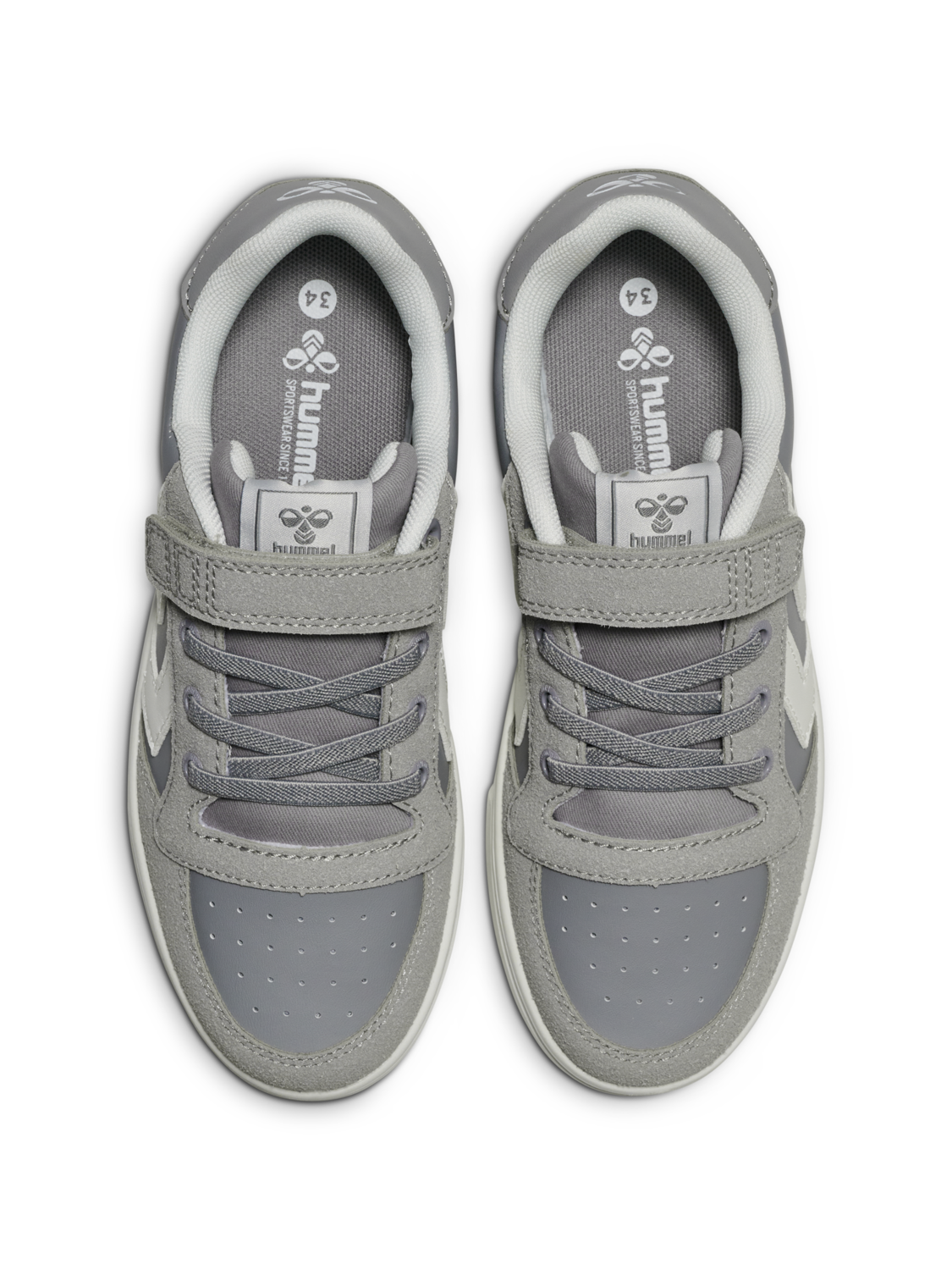 SLIMMER STADIL LEATHER LOW JR, ALLOY, packshot