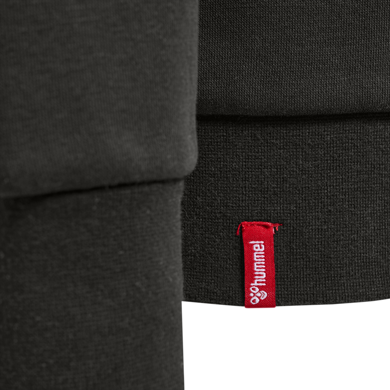 hmlRED HEAVY ZIP HOODIE WOMAN, RAVEN, packshot