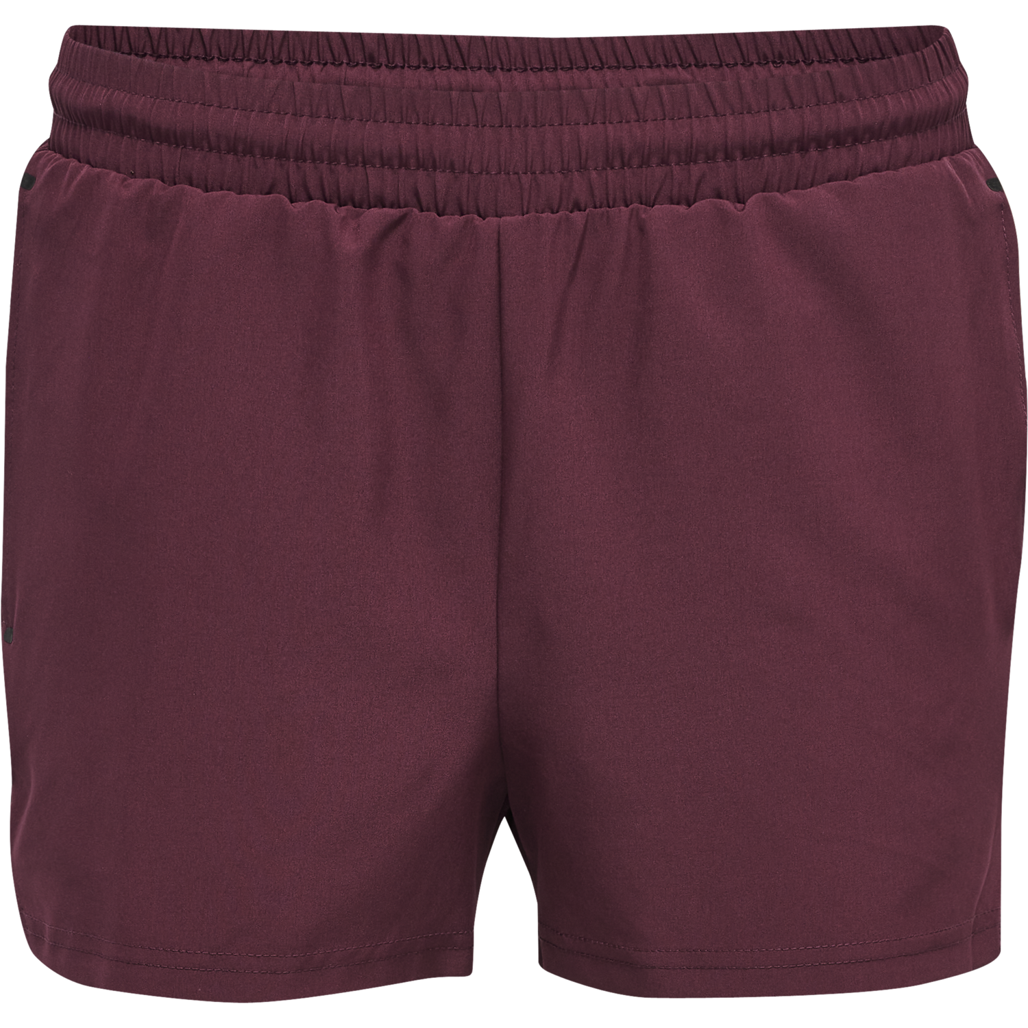 hmlMOVE GRID WOVEN SHORTS WOMAN, GRAPE WINE, packshot