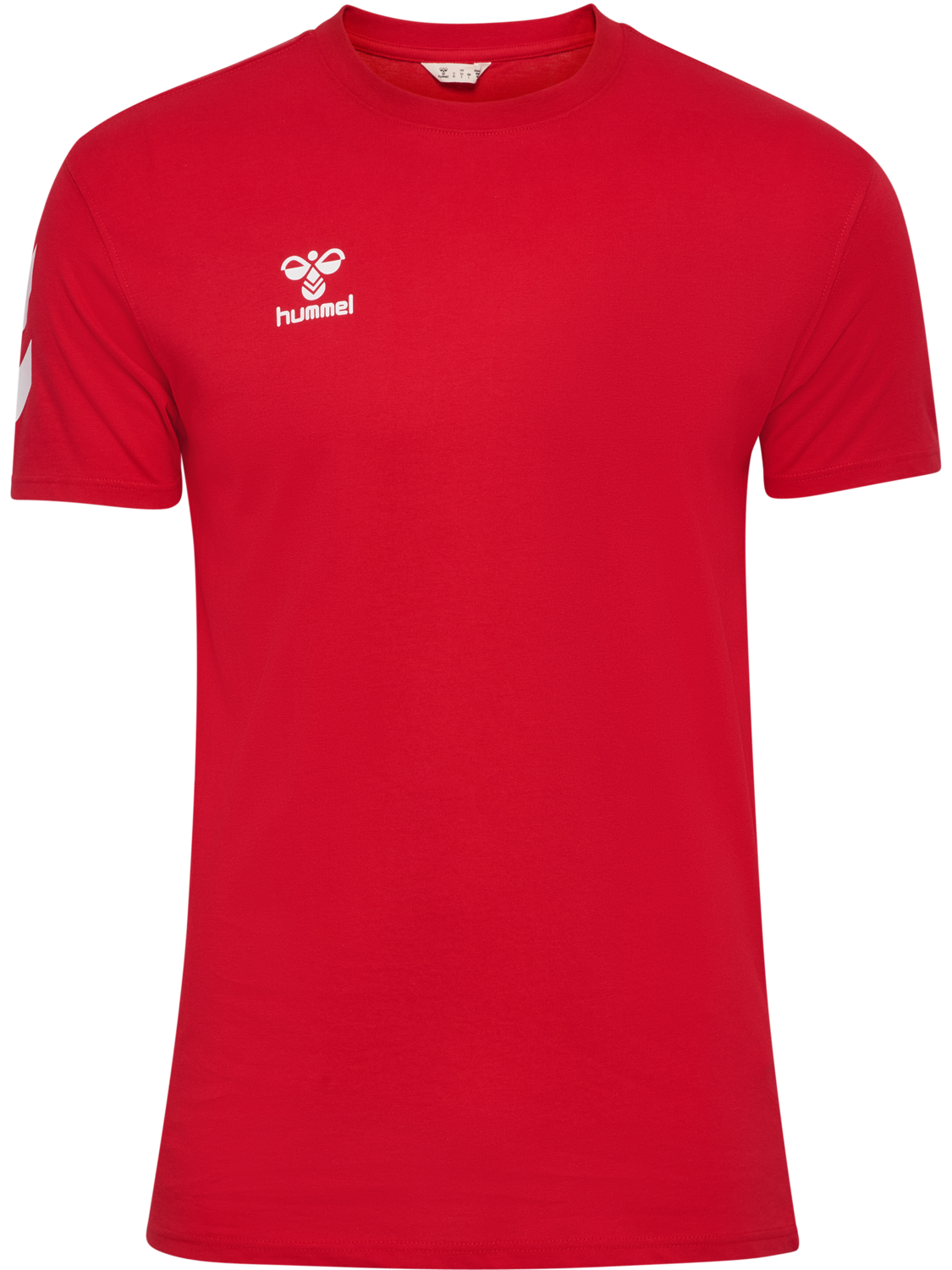 hmlGO 2.0 CHEVRON T-SHIRT S/S, TRUE RED, packshot